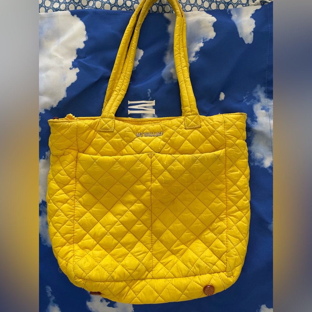 Yellow MZ Wallace tote
